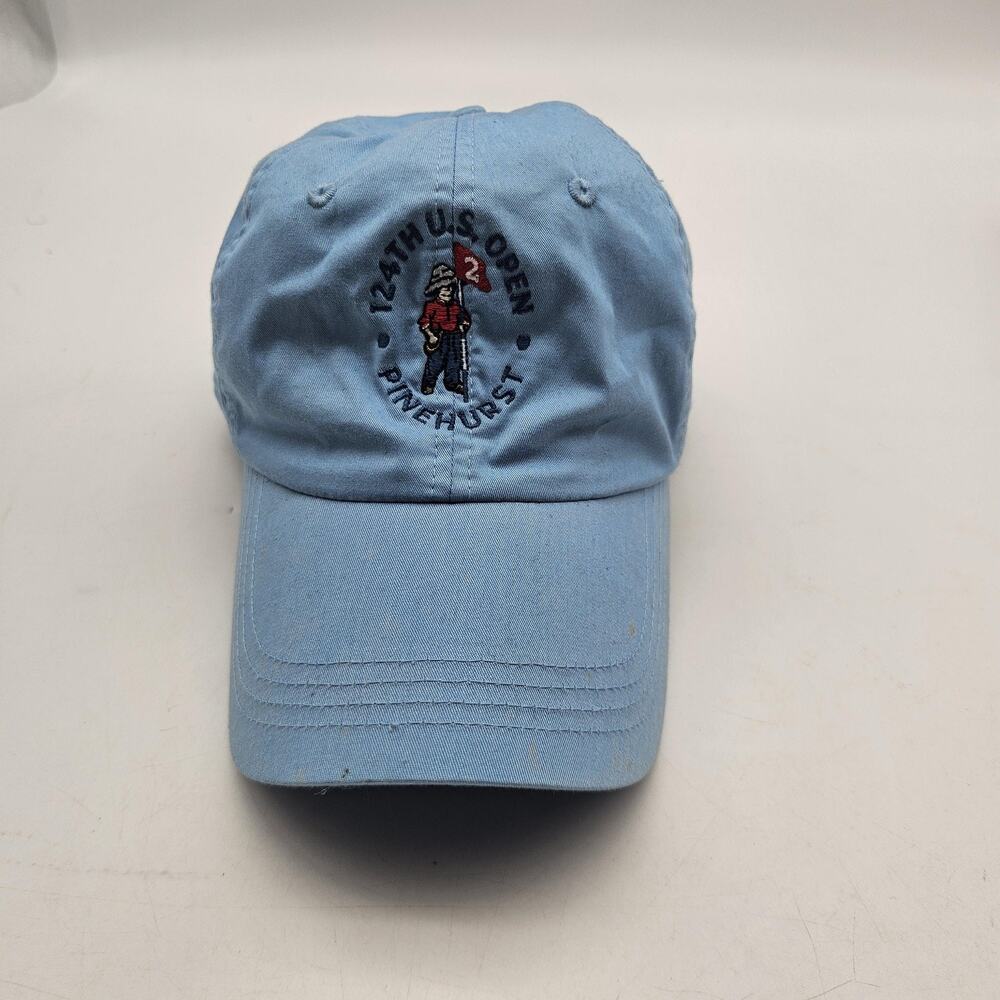 124th US‎ Open Pinehurst Hat Cap Strap Back Mens One Size Blue Golf TowneBank